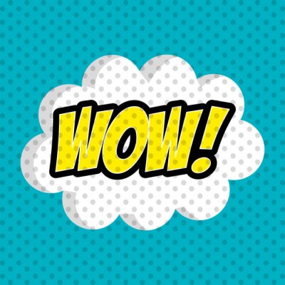 Sticker  Pop art et le design dessinée