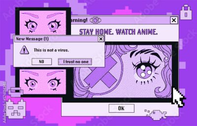 Sticker  Regarder l'anime