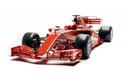 Sticker  Rendu 3d voiture de course f1