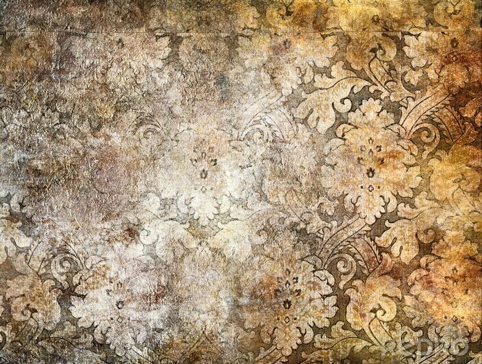 Sticker  Rétro dessin ornemental