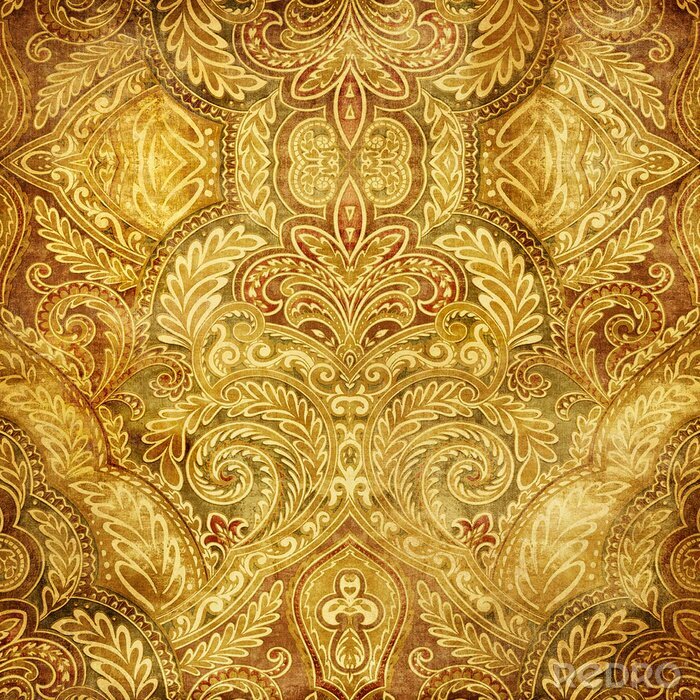 Sticker  Rétro motif style oriental