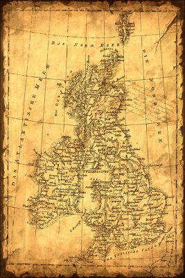 Sticker  Retroplakat - Angleterre