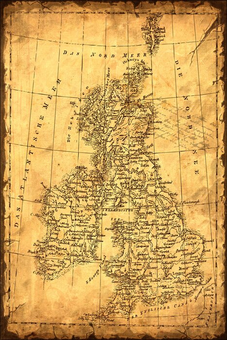 Sticker  Retroplakat - Angleterre