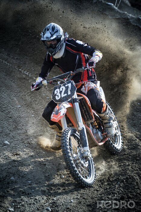 Sticker  Rider in action