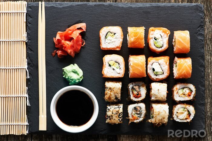 Sticker  Rouleaux de sushi