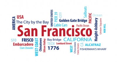Sticker  San Francisco, Californie, USA
