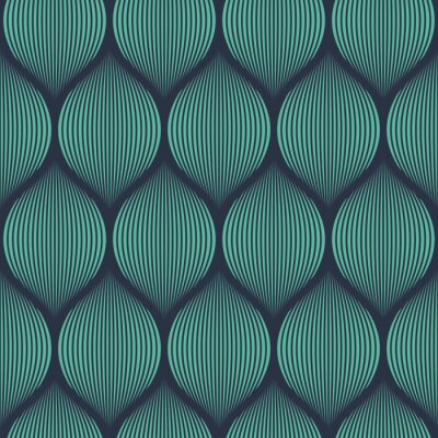 Seamless néon bleu illusion motif tissé vecteur optique
