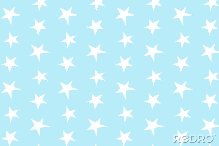 Sticker  Simplicité d'étoile bleue simple