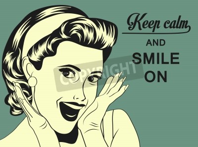 Sticker  Slogan motivant pop art