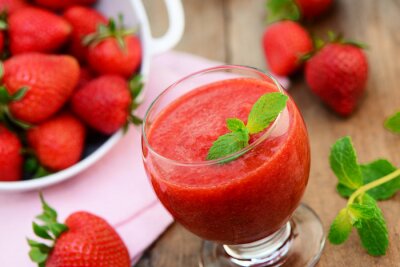 Sticker  Smoothie fraise