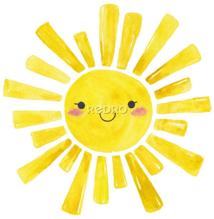 Sticker  Soleil joyeux