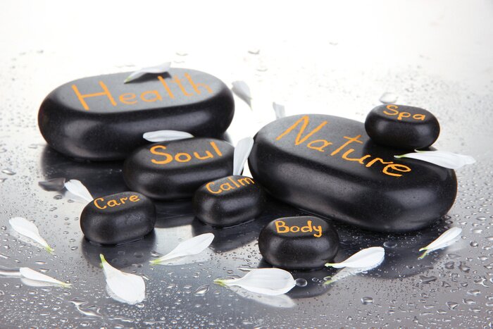 Sticker  Spa pierres près