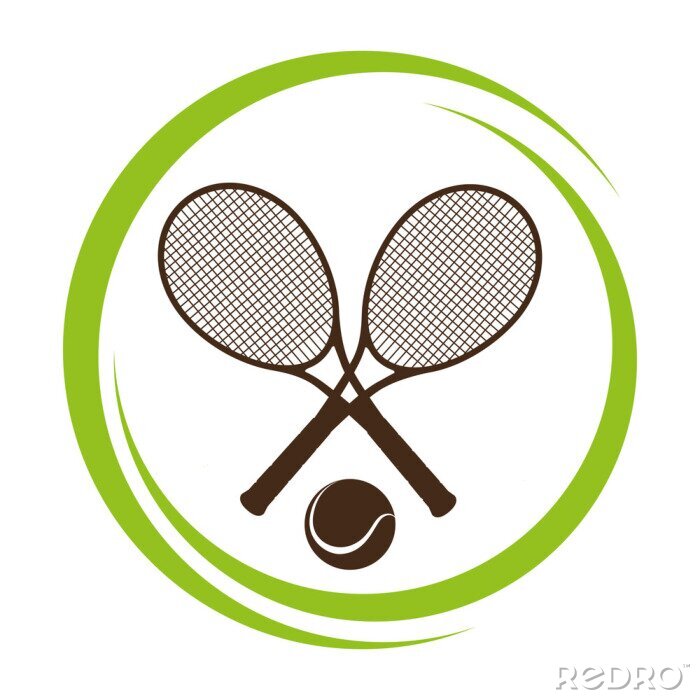 Sticker  Sports design, vector illustration.