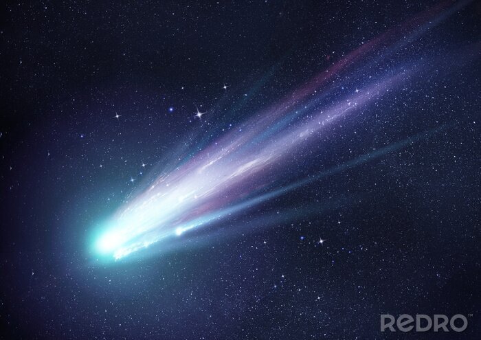 Sticker  Super Bright Comet de nuit