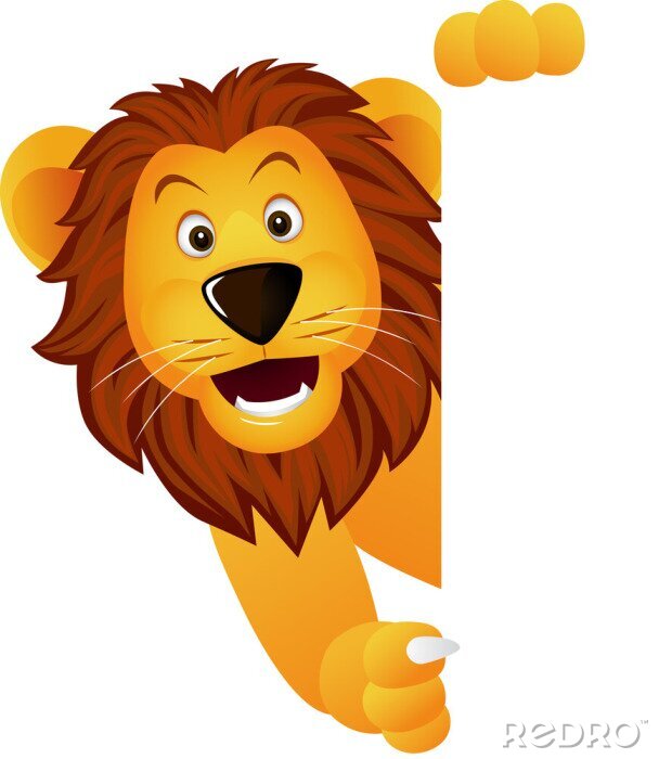 Sticker  Superbe lion