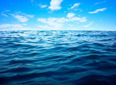 Poster  Surface de la mer légèrement turbulente