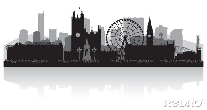 Sticker  Symboles monochromes de Londres
