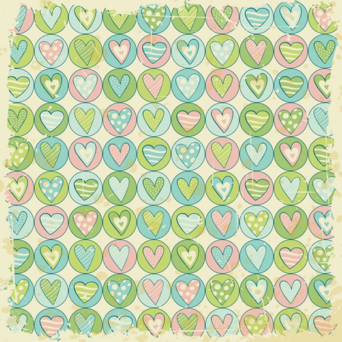 Sticker  Tampons avec des cœurs