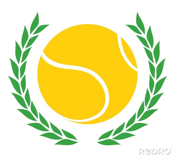 Sticker  tennis de gagnant