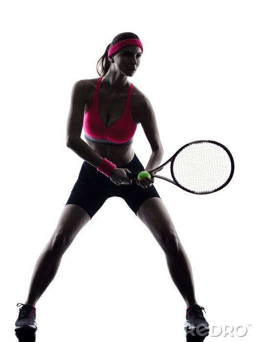 Sticker  Tennis joueuse