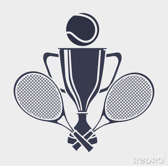 Sticker  Tennis sport jeu.