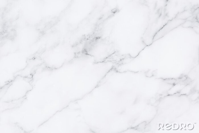 Sticker  Texture de fond en marbre blanc