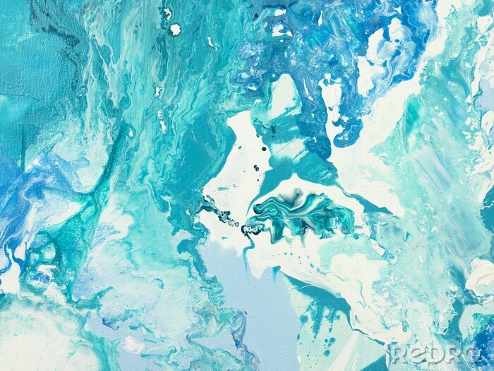 Sticker  Texture de marbre bleu