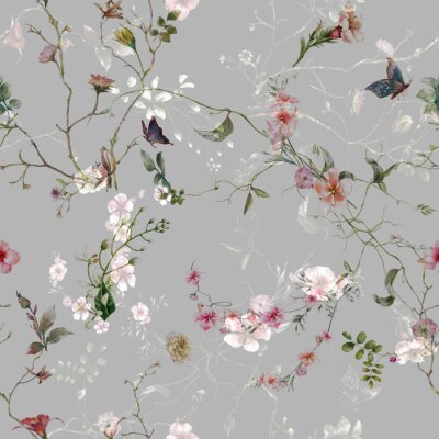 Sticker  thème de la nature printanière