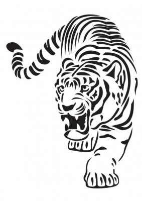 Sticker  Tiger