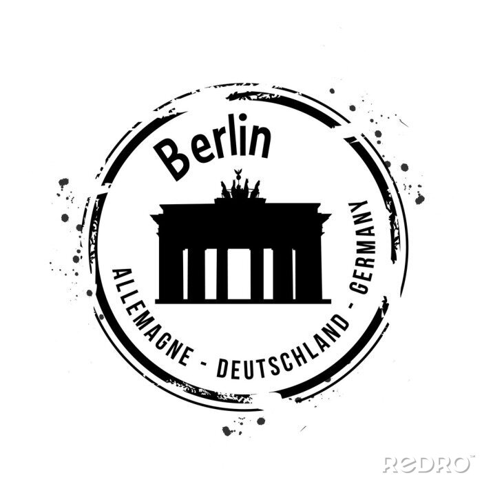 Sticker  timbre Berlin