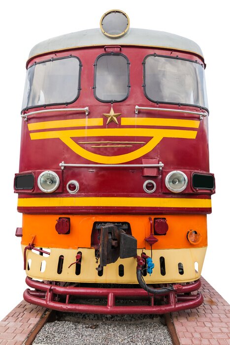 Sticker  Train pour enfants avec une étoile