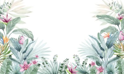 Sticker  Tropiques colorés