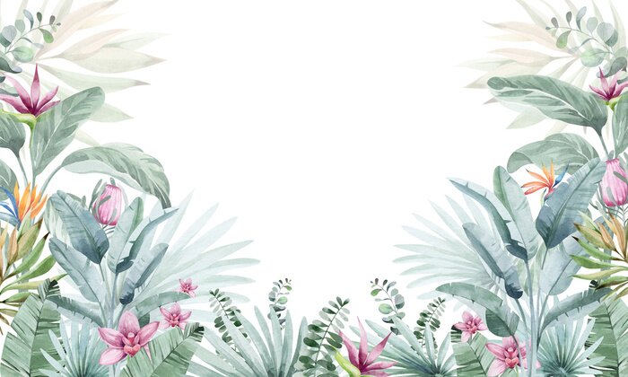 Sticker  Tropiques colorés