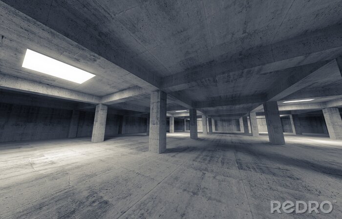 Sticker  Tunnel en béton garage