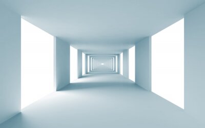 Tunnel futuriste en 3D