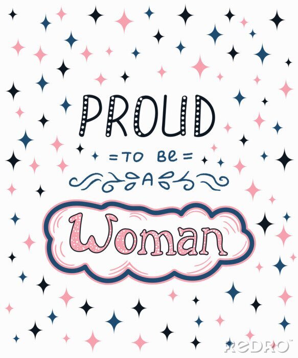 Sticker  Typographie de style glamour