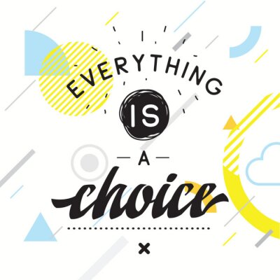 Sticker  Typographie pour l’impression et la broderie de t-shirts ou de sweatshirts. Imprimez pour le tee. Citation inspirante, motivation.