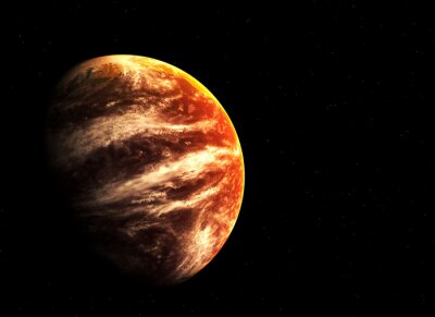 Un satellite parmi les planètes