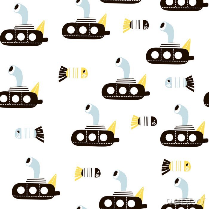 Sticker  Un voyage en sous-marin