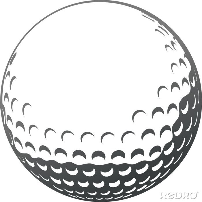 Sticker  Une balle de golf