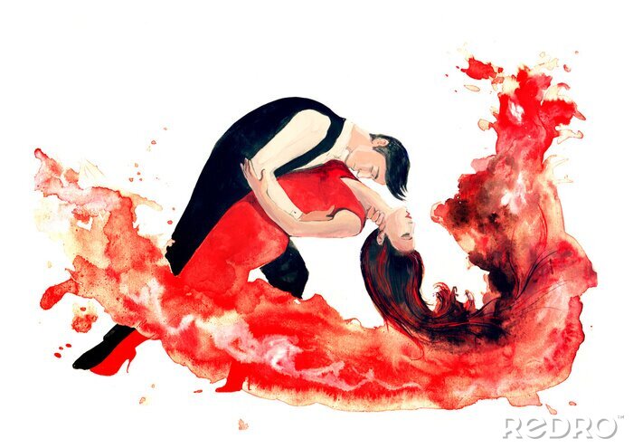 Sticker  Une danse sensuelle