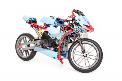 Sticker  Une moto tout-terrain en briques LEGO Technic
