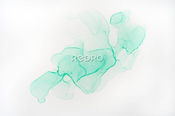 Sticker  Une tache de couleur juteuse de style art moderne