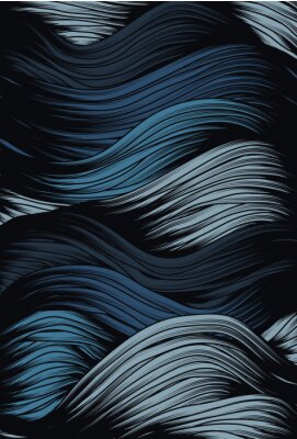 Sticker  Vagues abstraites