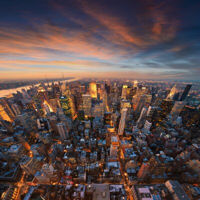Vaste vue sur New York