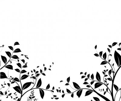 Sticker  vecteur série - concevoir bordure florale