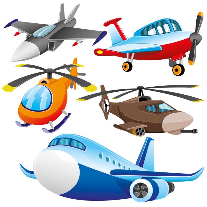 Sticker  Vector set. Aviation.