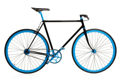 Sticker  Vélo isolé sur fond blanc