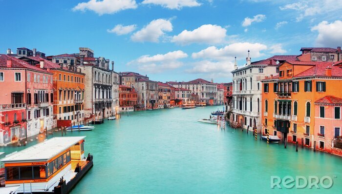 Sticker  Venise 3D avec une eau turquoise