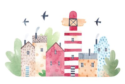 Sticker  Ville portuaire